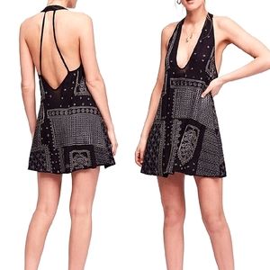✨️HP✨️ NWT! Free People Country Nights Embroidered Black Dress, Medium